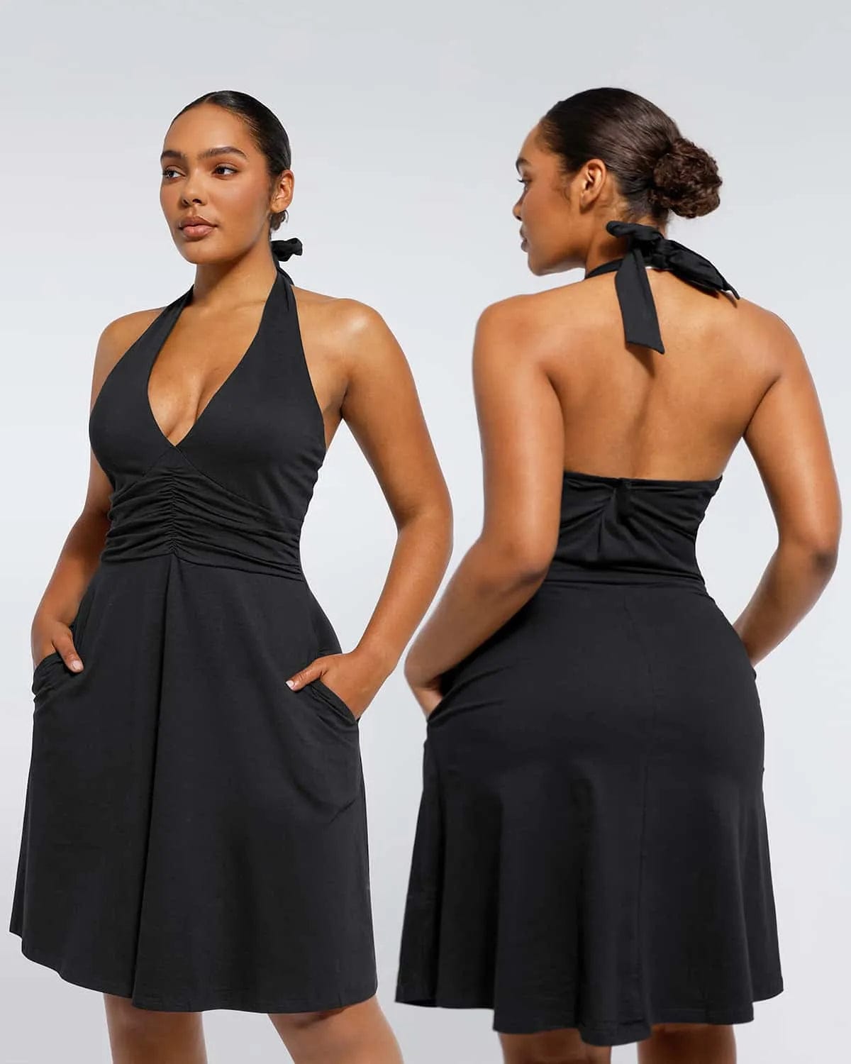 BOOT-YEAH™ MeshSmooth™ Deep Plunge Low-Back Thong Bodysuit