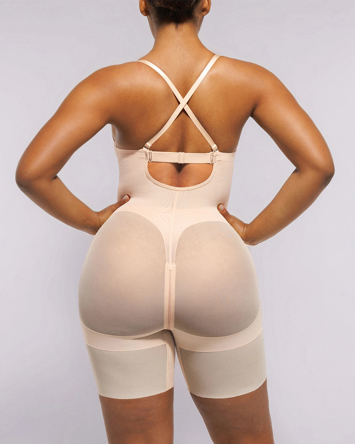 BOOT-YEAH™ MeshSmooth™ Deep Plunge Bodysuit
