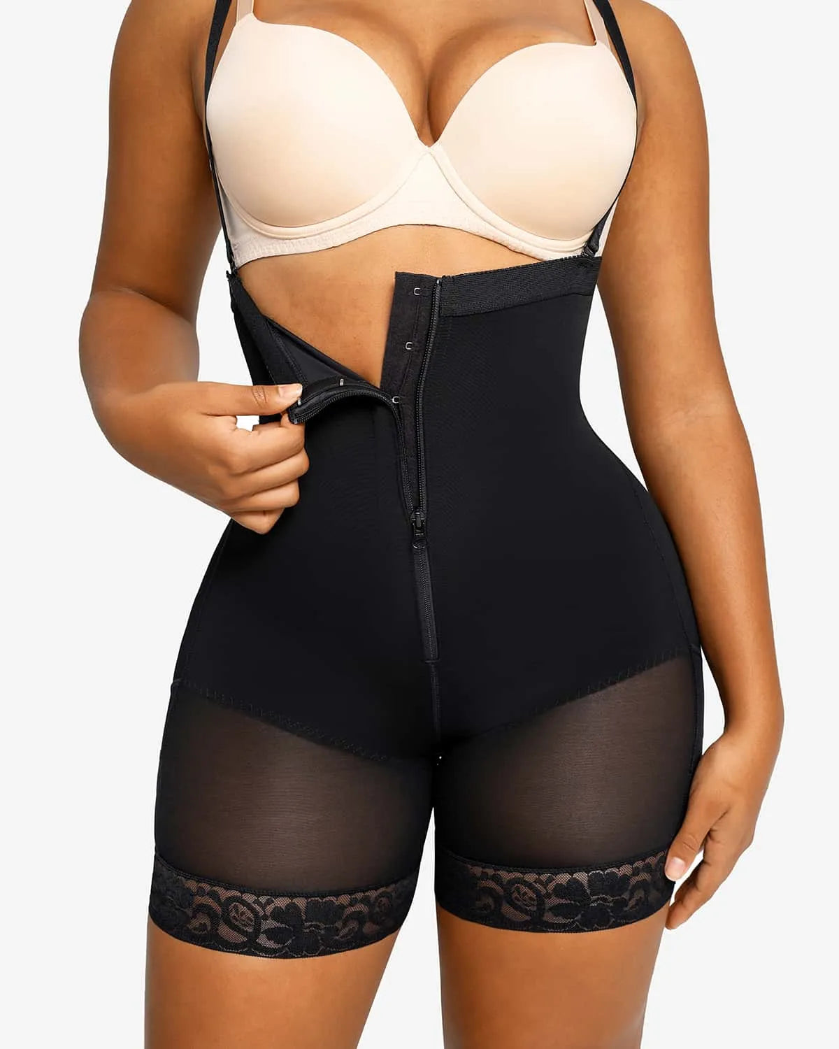 Bare Essentials™ AirSlim® High-Waisted Firm Tummy Compression Mid Thigh Short