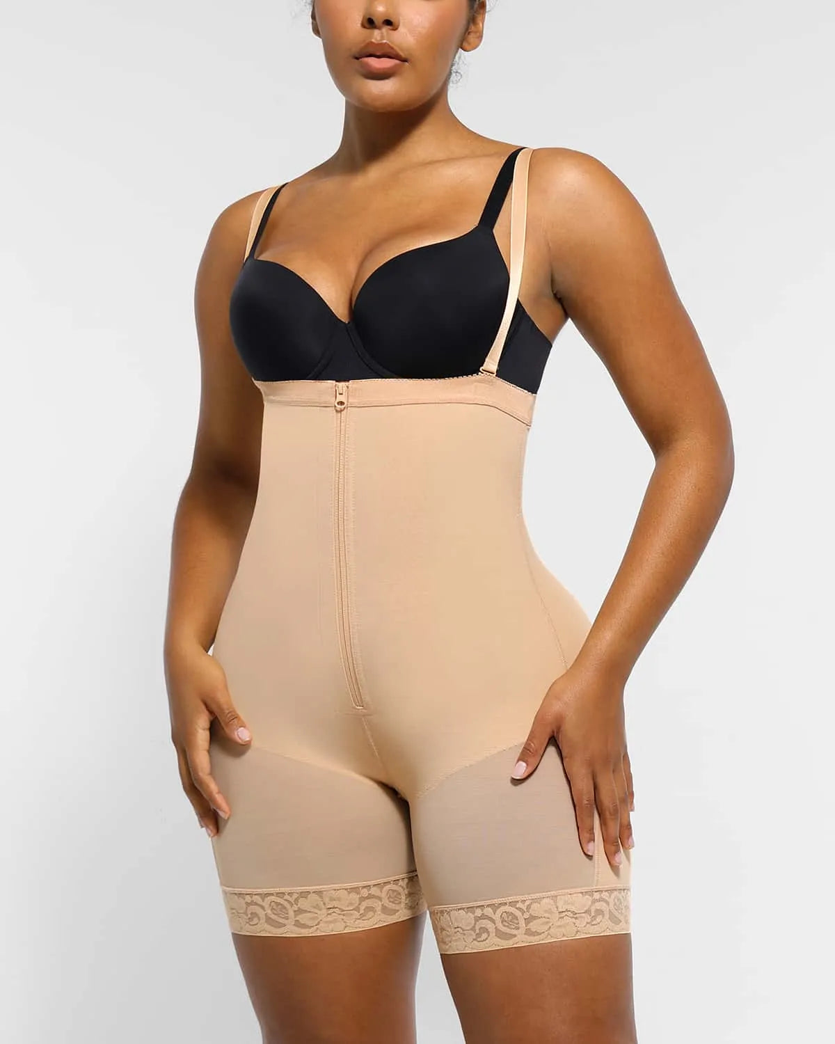 Bare Essentials™ AirSlim® High-Waisted Firm Tummy Compression Mid Thigh Short