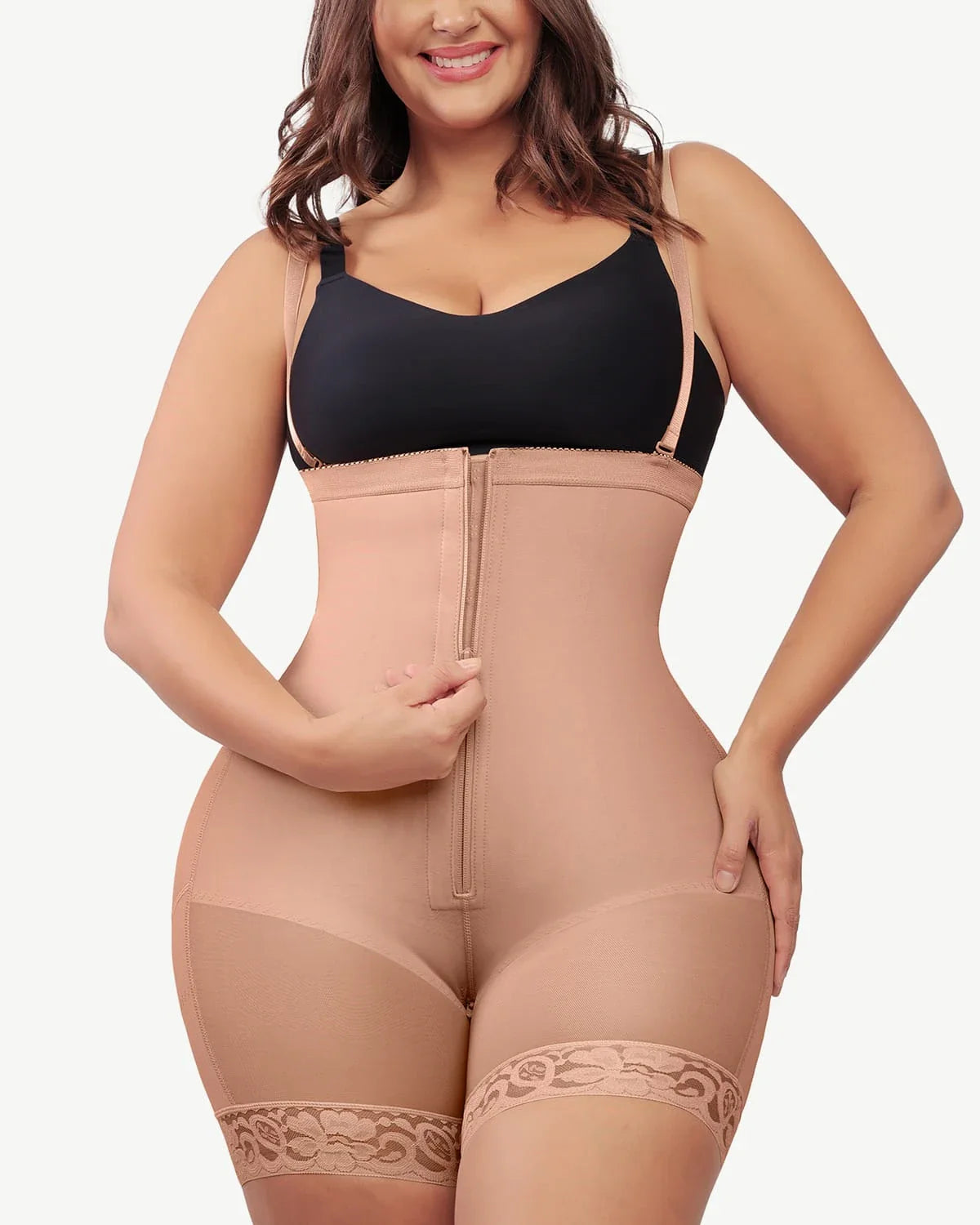 Bare Essentials™ AirSlim® High-Waisted Firm Tummy Compression Mid Thigh Short