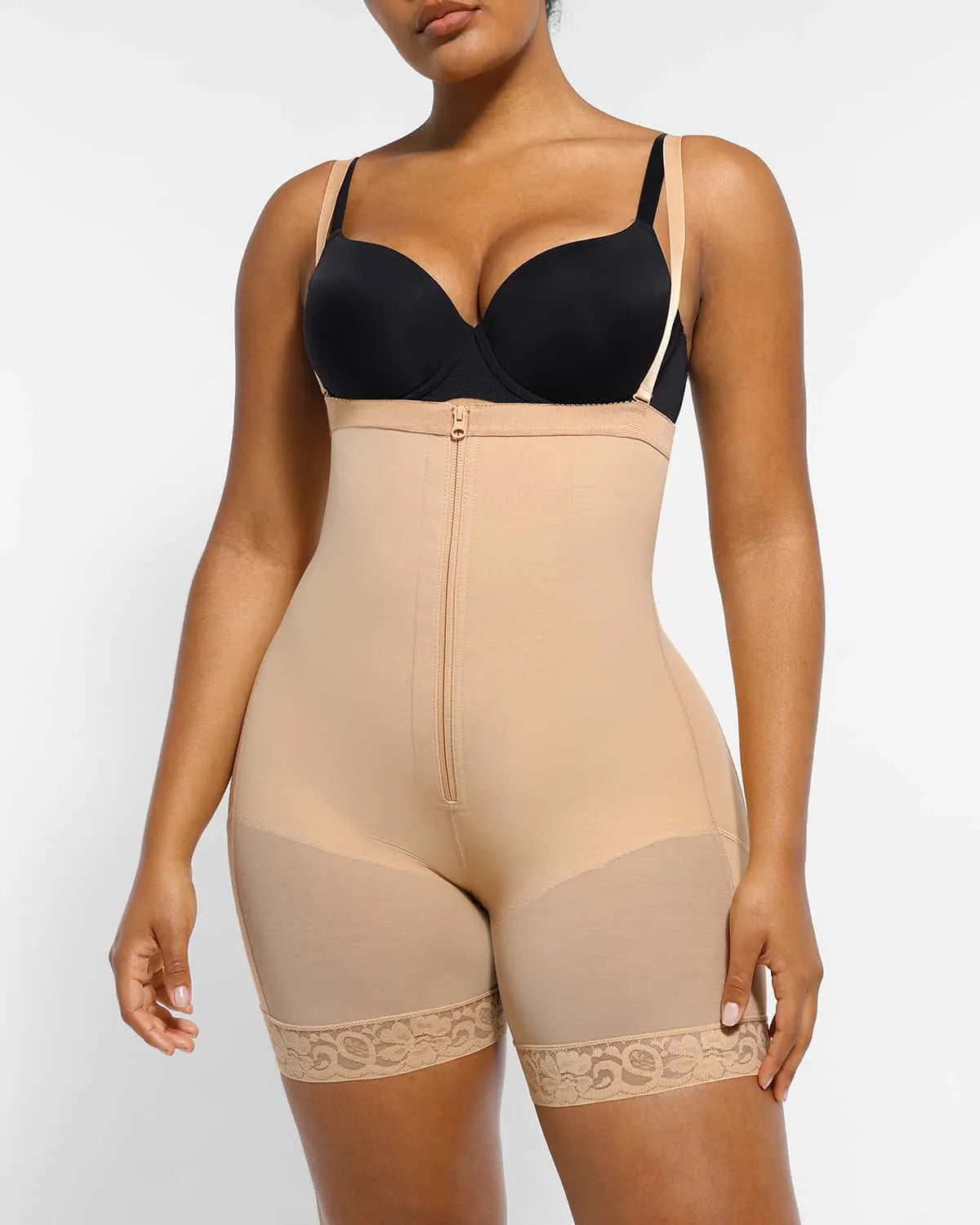 Bare Essentials™ AirSlim® High-Waisted Firm Tummy Compression Mid Thigh Short