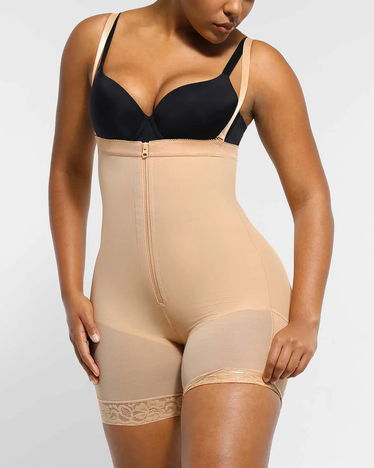 Bare Essentials™ AirSlim® High-Waisted Firm Tummy Compression Mid Thigh Short