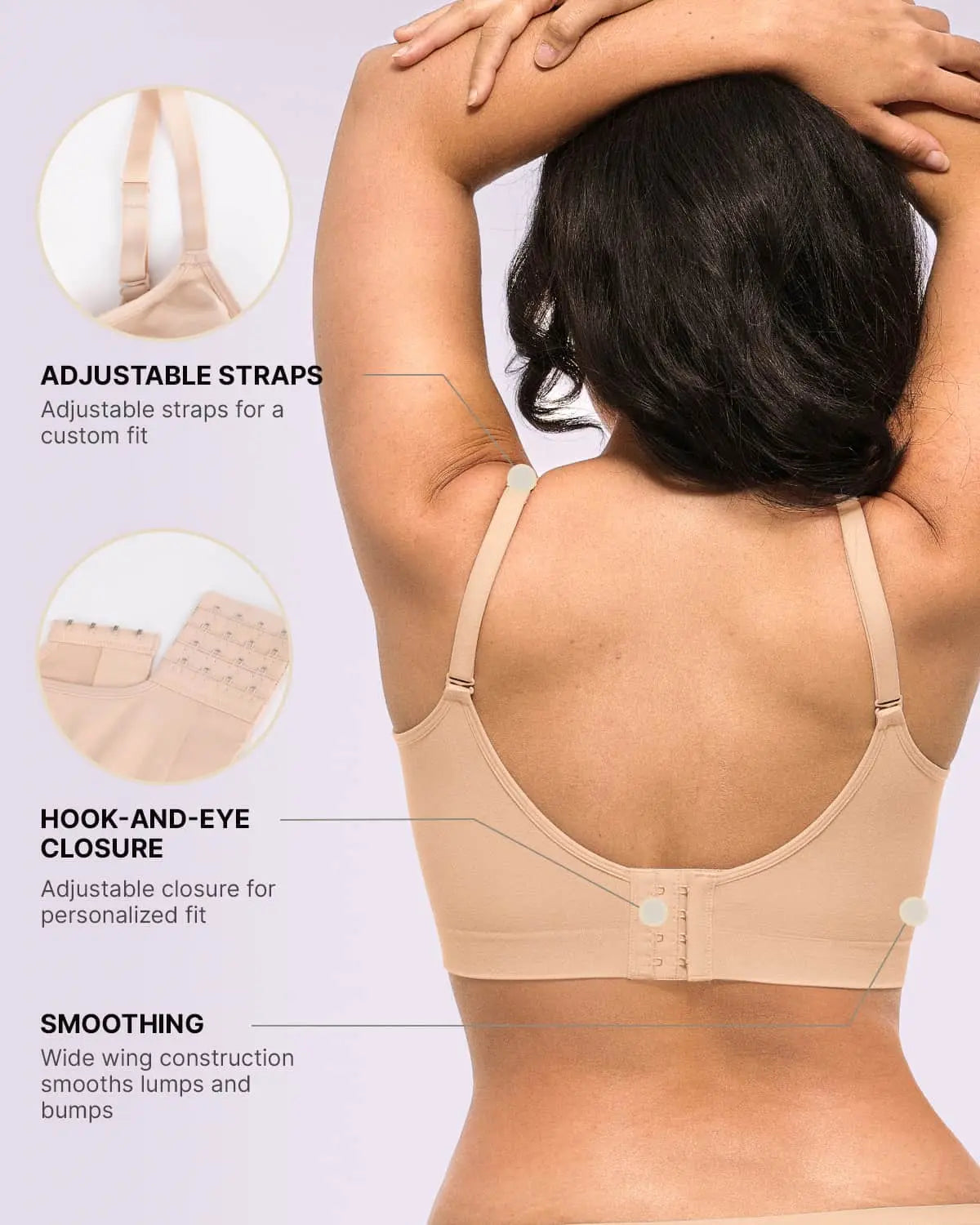 Bare Essentials™ Skin Flow™ Smooth Unlined Wireless Bra