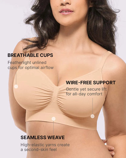 Bare Essentials™ Skin Flow™ Smooth Unlined Wireless Bra
